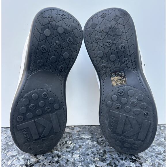KARL LAGERFELD PARIS Coty Choupette Logo Sneakers Size 7 White Cat Patches - Picture 11 of 13